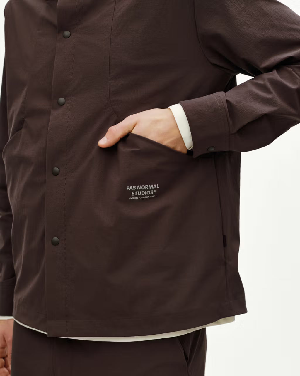 Pas Normal Studios //Off-Race Tech Overshirt Dark Purple