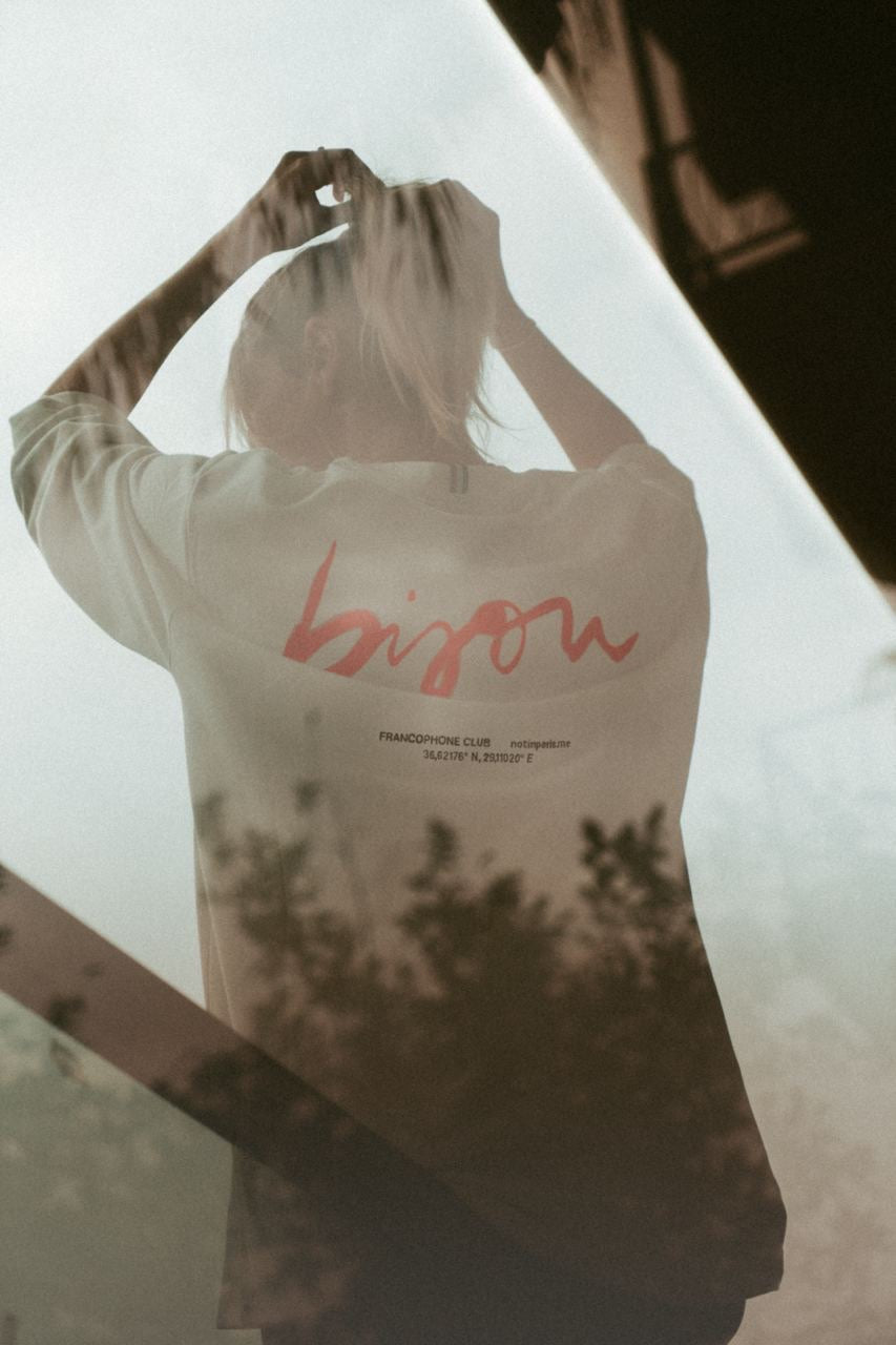 Not in Paris // Bisou Unisex Long Sleeves Tee