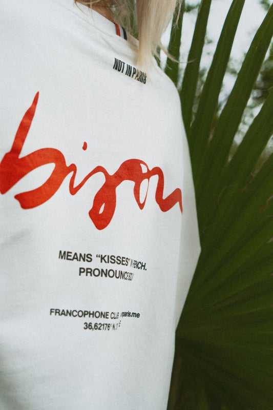 Not in Paris // Bisou Unisex Long Sleeves Tee