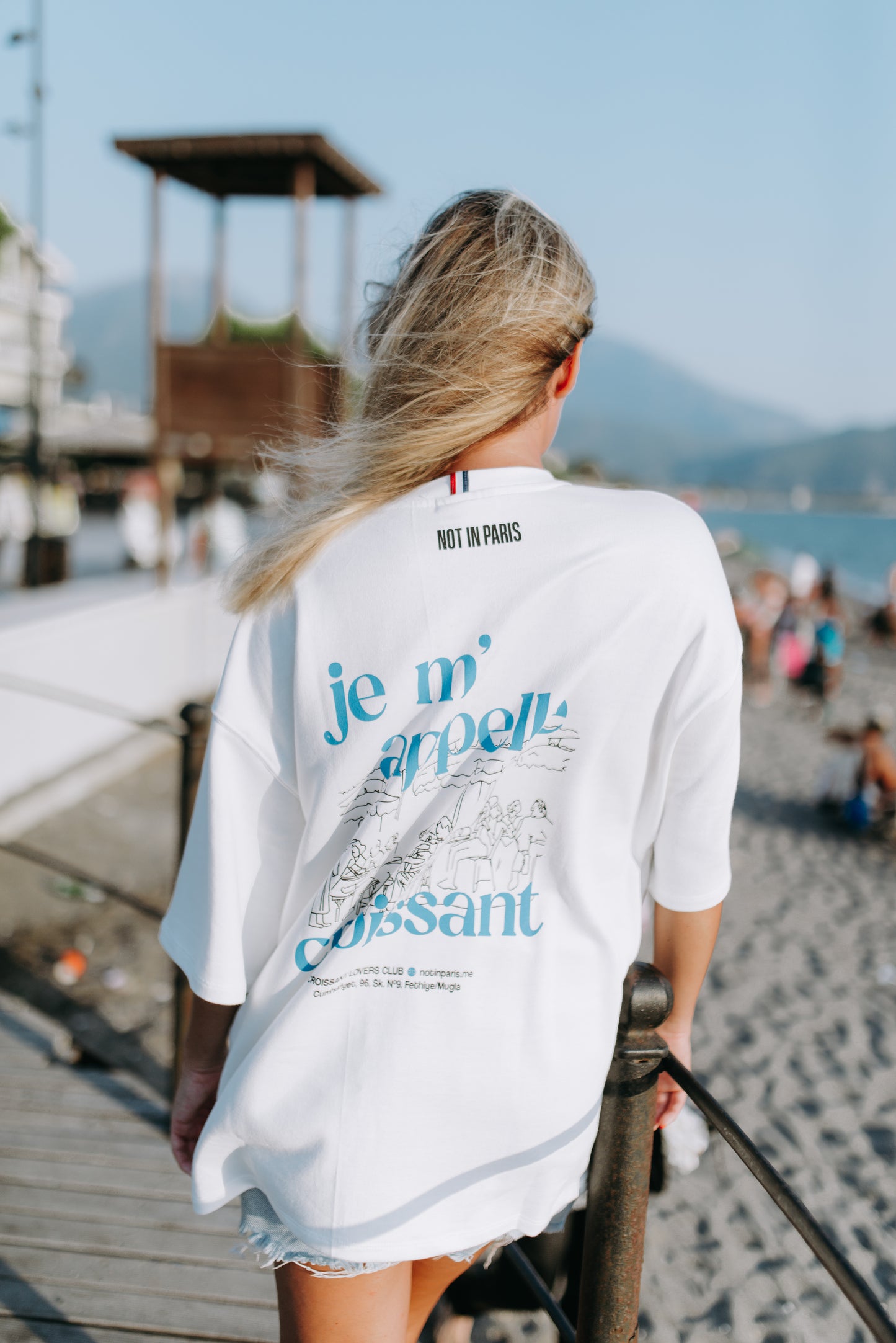 Not in Paris // Croissant Club Unisex Tee