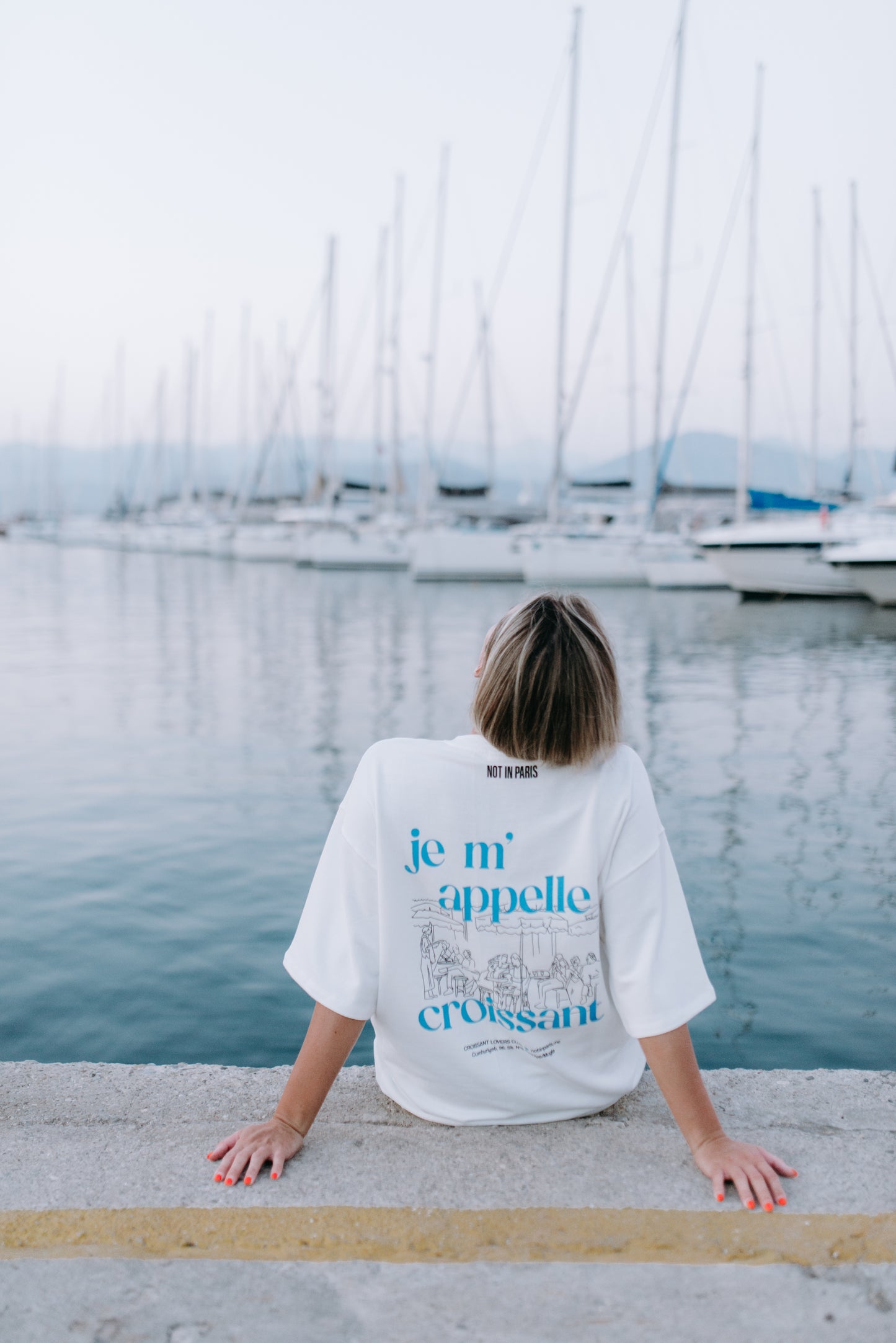 Not in Paris // Croissant Club Unisex Tee