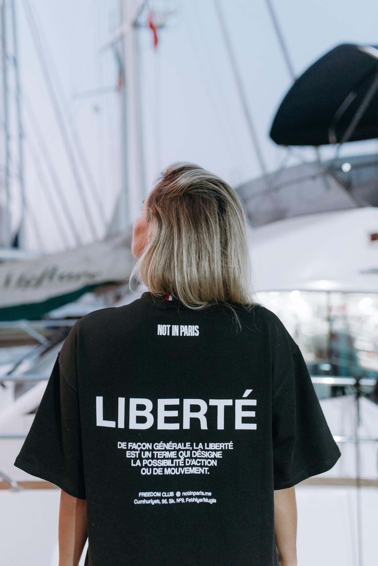 Not in Paris // LIBERTÉ Unisex Tee