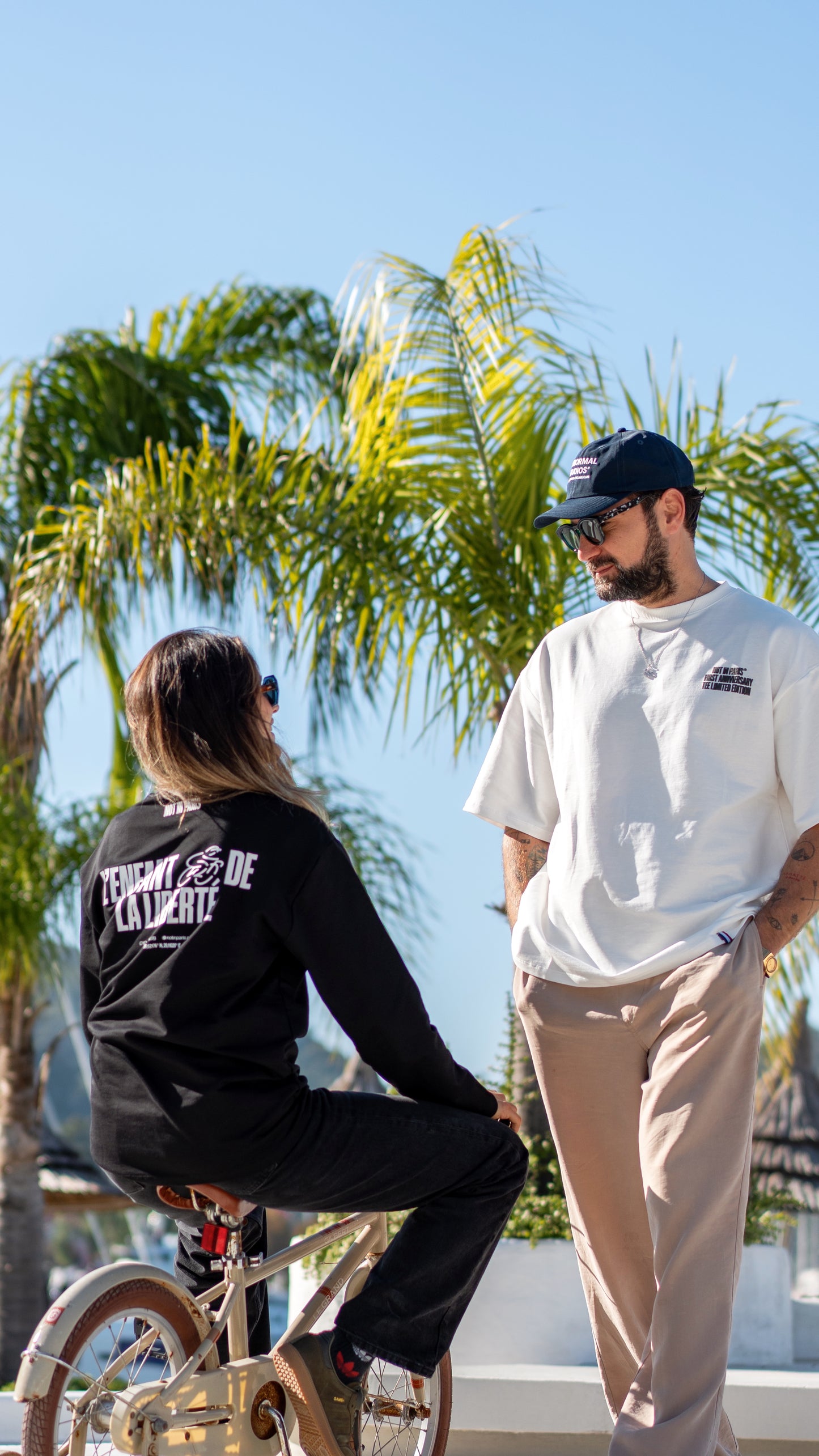 Not in Paris // Cycling Club Unisex Long Sleeves Tee