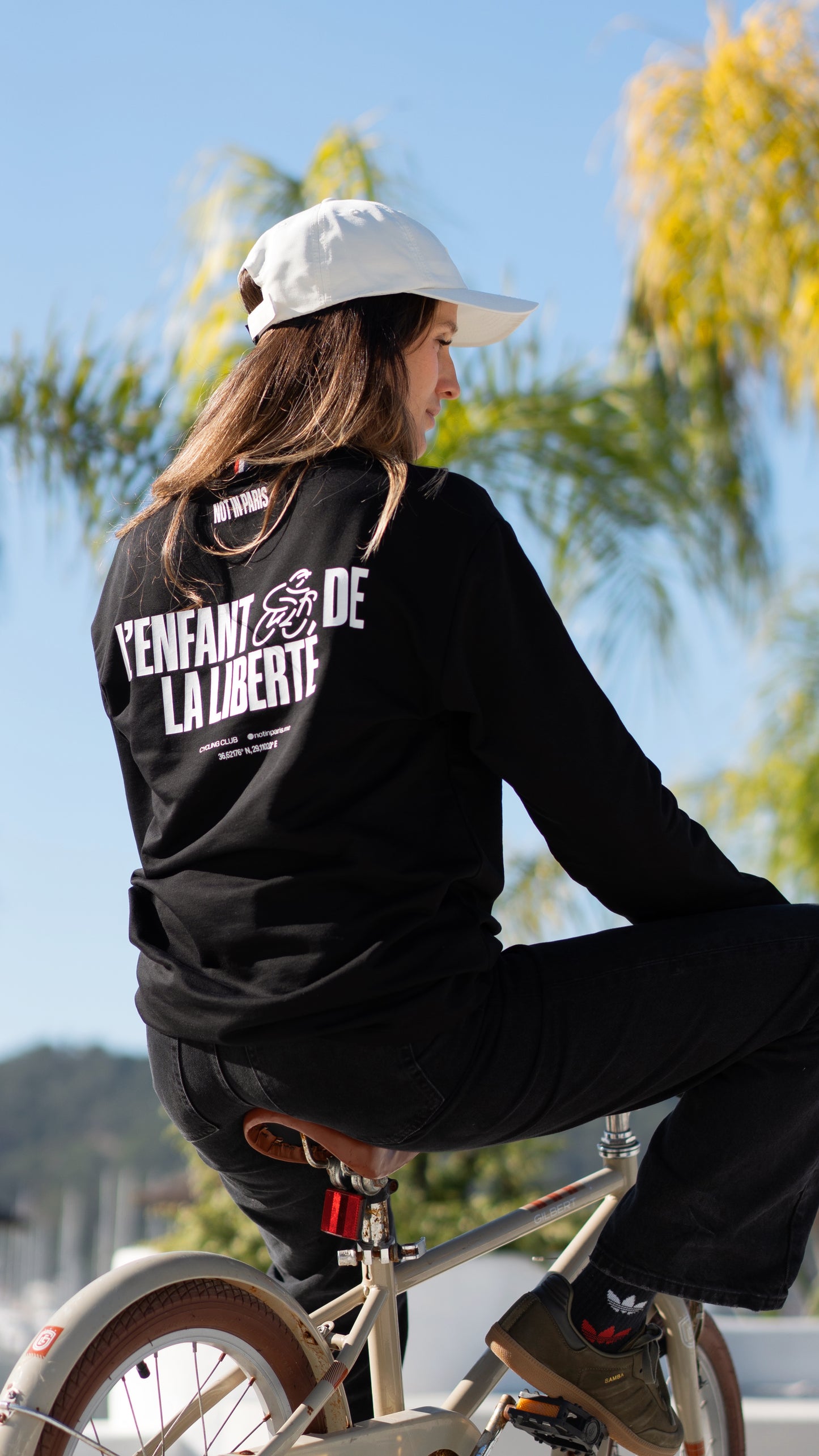 Not in Paris // Cycling Club Unisex Long Sleeves Tee