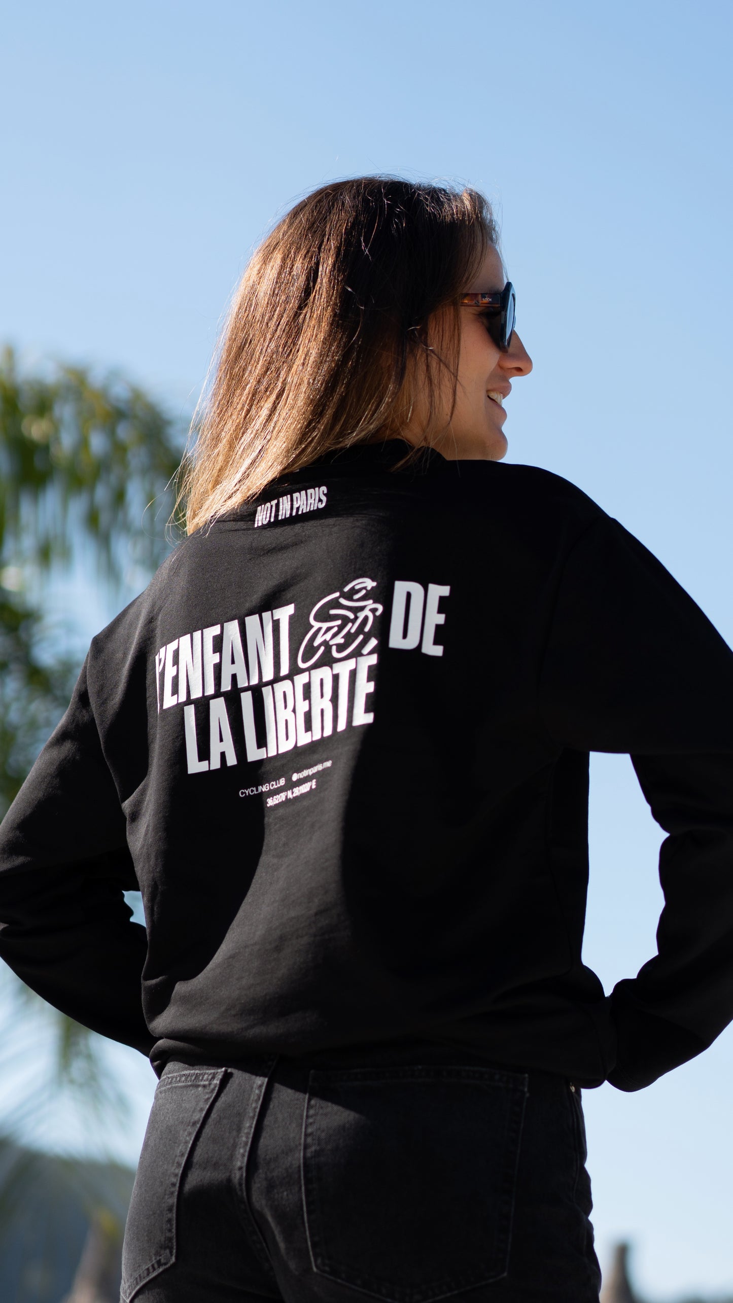 Not in Paris // Cycling Club Unisex Long Sleeves Tee