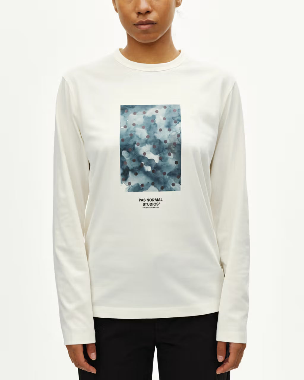Pas Normal Studios //Off-Race Cotton Tech Graphic Long Sleeve T-Shirt
