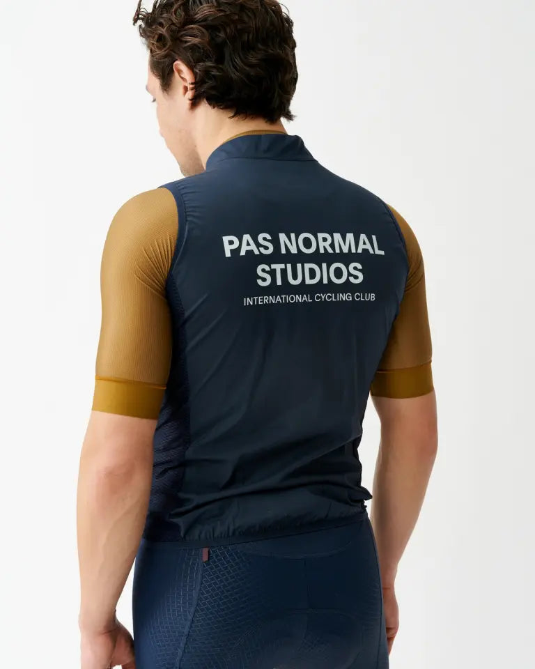 Pas Normal Studios // Men's Mechanism Stow Away Gilet - Navy (PreOrder)