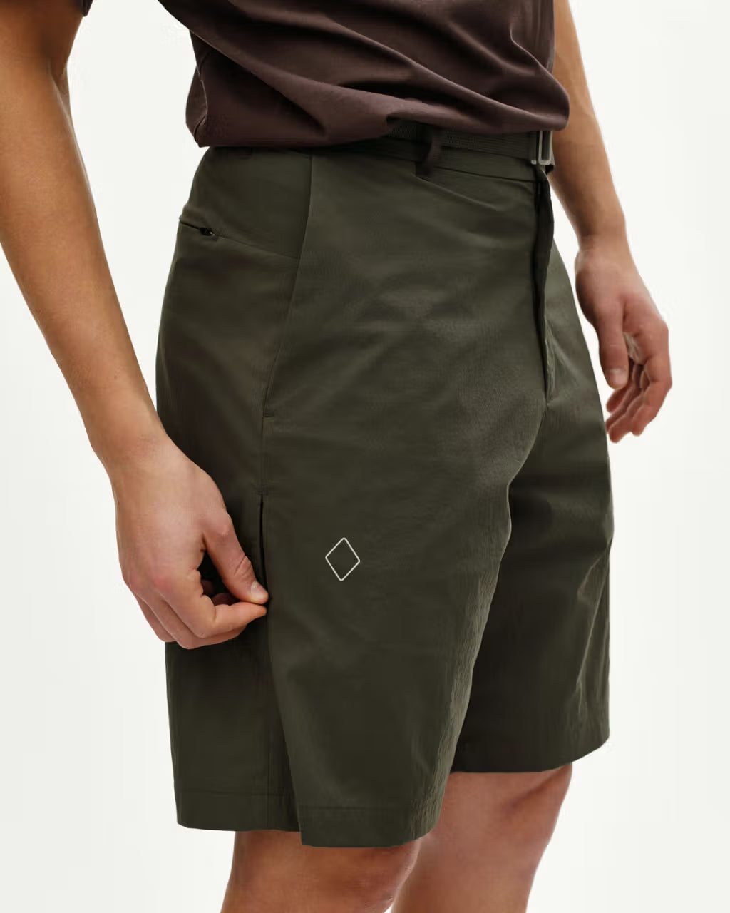 Pas Normal Studios //Men's Off-Race Light Tech Shorts Dark Grey