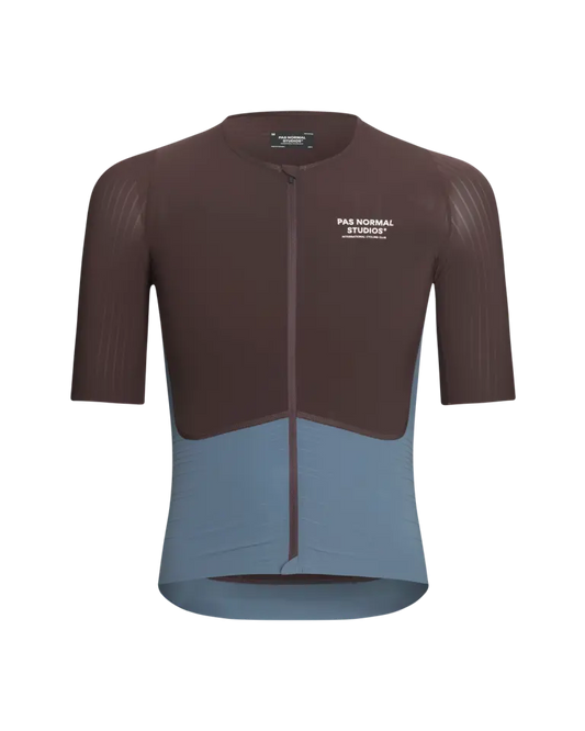 Pas Normal Studios // Men's Mechanism Pro Jersey - Dark Red / Matt Blue (PreOrder)