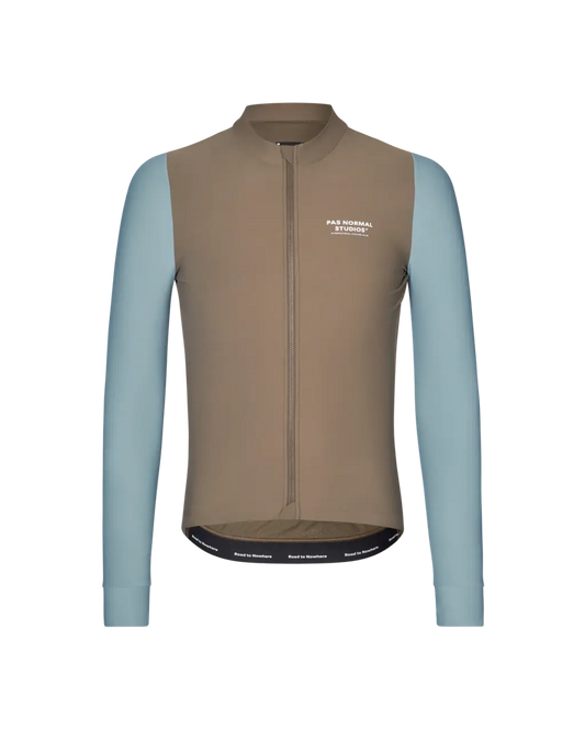 Men's Mechanism Long Sleeve Jersey - Dusty Blue / Dark Stone (PreOrder)