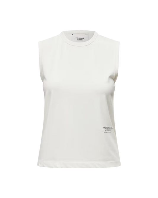 Pas Normal Studios //Women's Off-Race Cotton Tech Top Off White