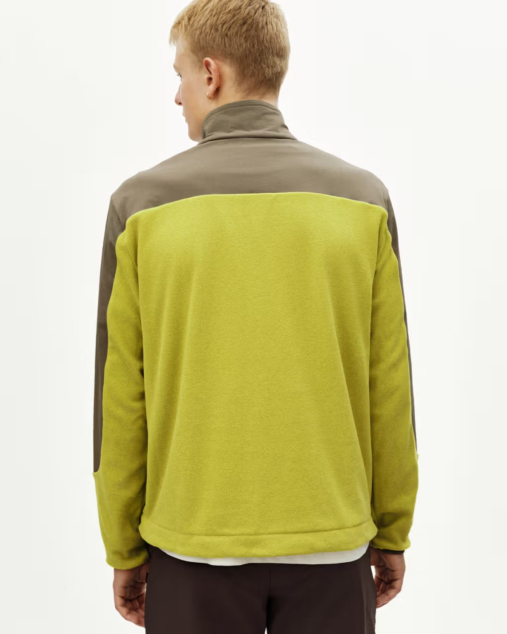 Pas Normal Studios //Off-Race Light Fleece Half-Zip Moss Green