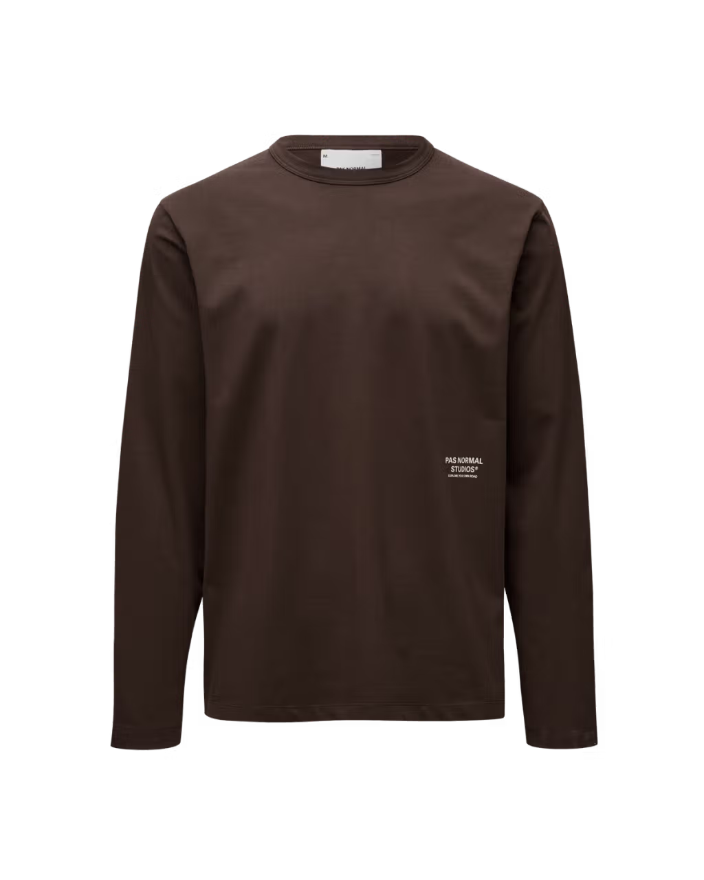 Pas Normal Studios //Off-Race Cotton Tech Long Sleeve T-Shirt Dark Purple