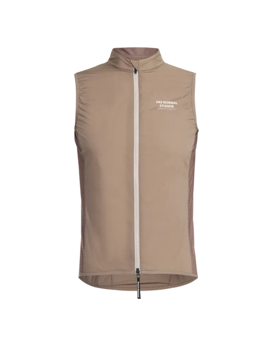 Pas Normal Studios // Men's Mechanism Stow Away Gilet - Beige (PreOrder)