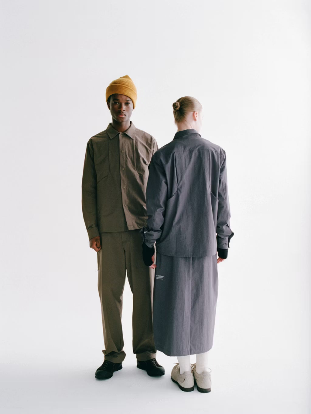 Pas Normal Studios //Off-Race Tech Overshirt Ash Brown