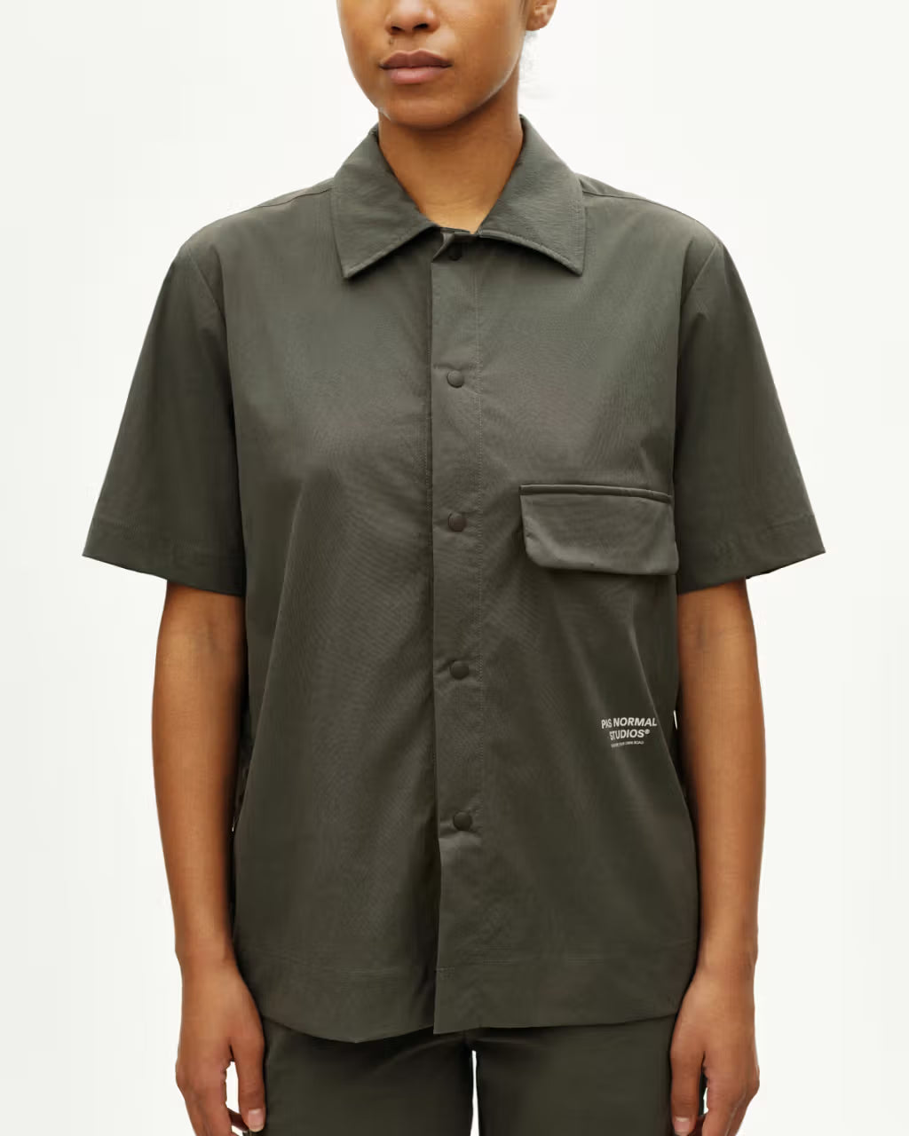 Pas Normal Studios //Off-Race Light Tech Shirt Dark Grey