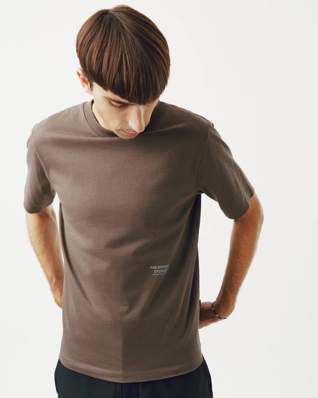 Pas Normal Studios //Off-Race T-Shirt Ash Brown
