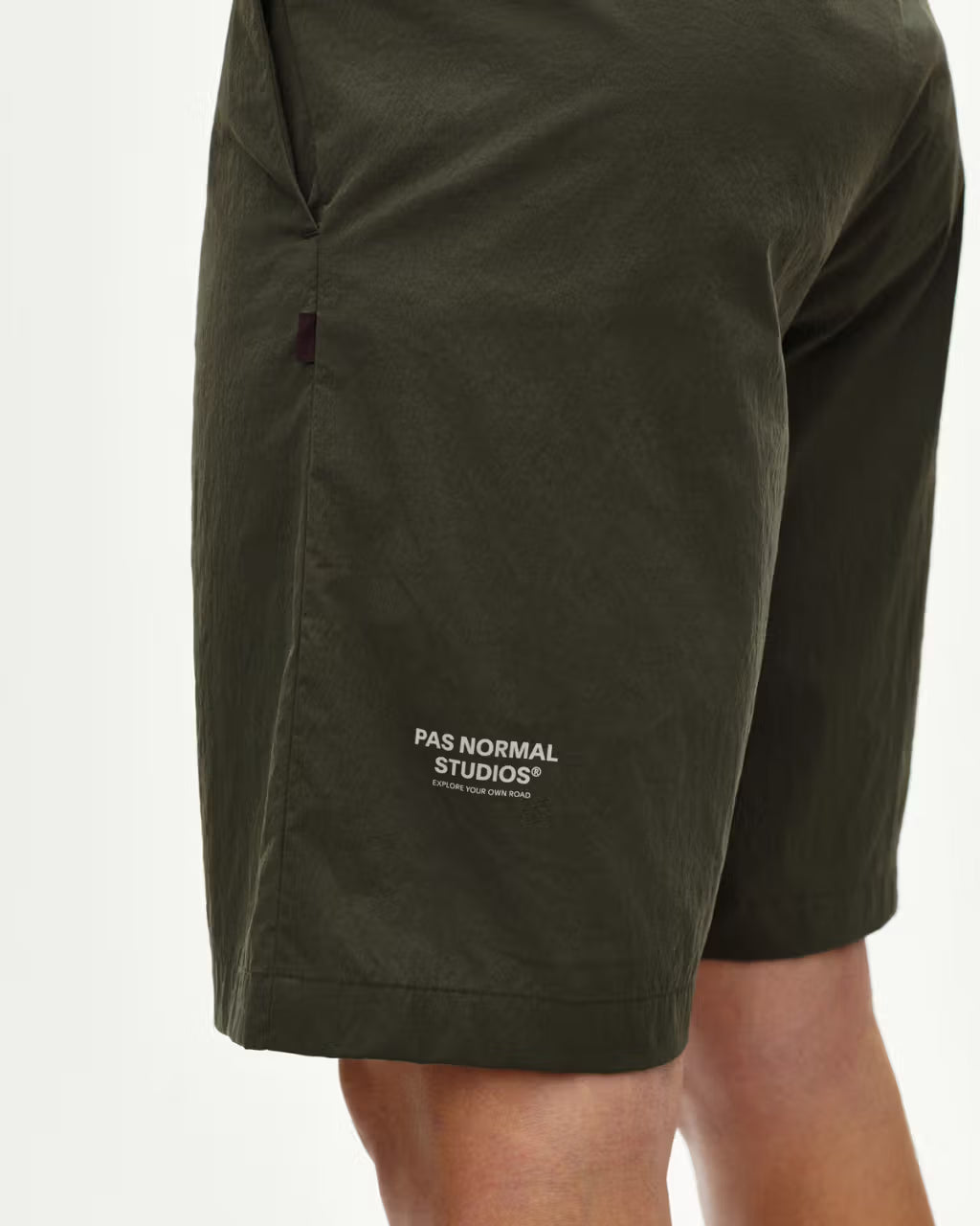 Pas Normal Studios //Men's Off-Race Light Tech Shorts Dark Grey