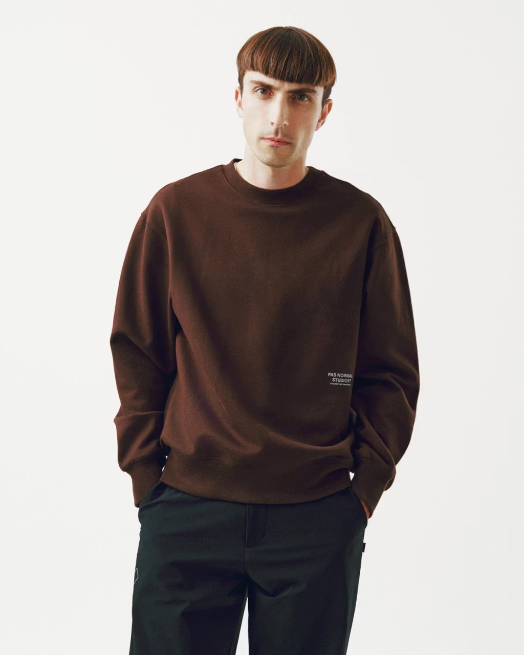 Pas Normal Studios //Off-Race Sweatshirt Light Brown