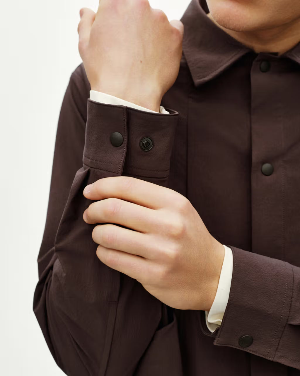 Pas Normal Studios //Off-Race Tech Overshirt Dark Purple