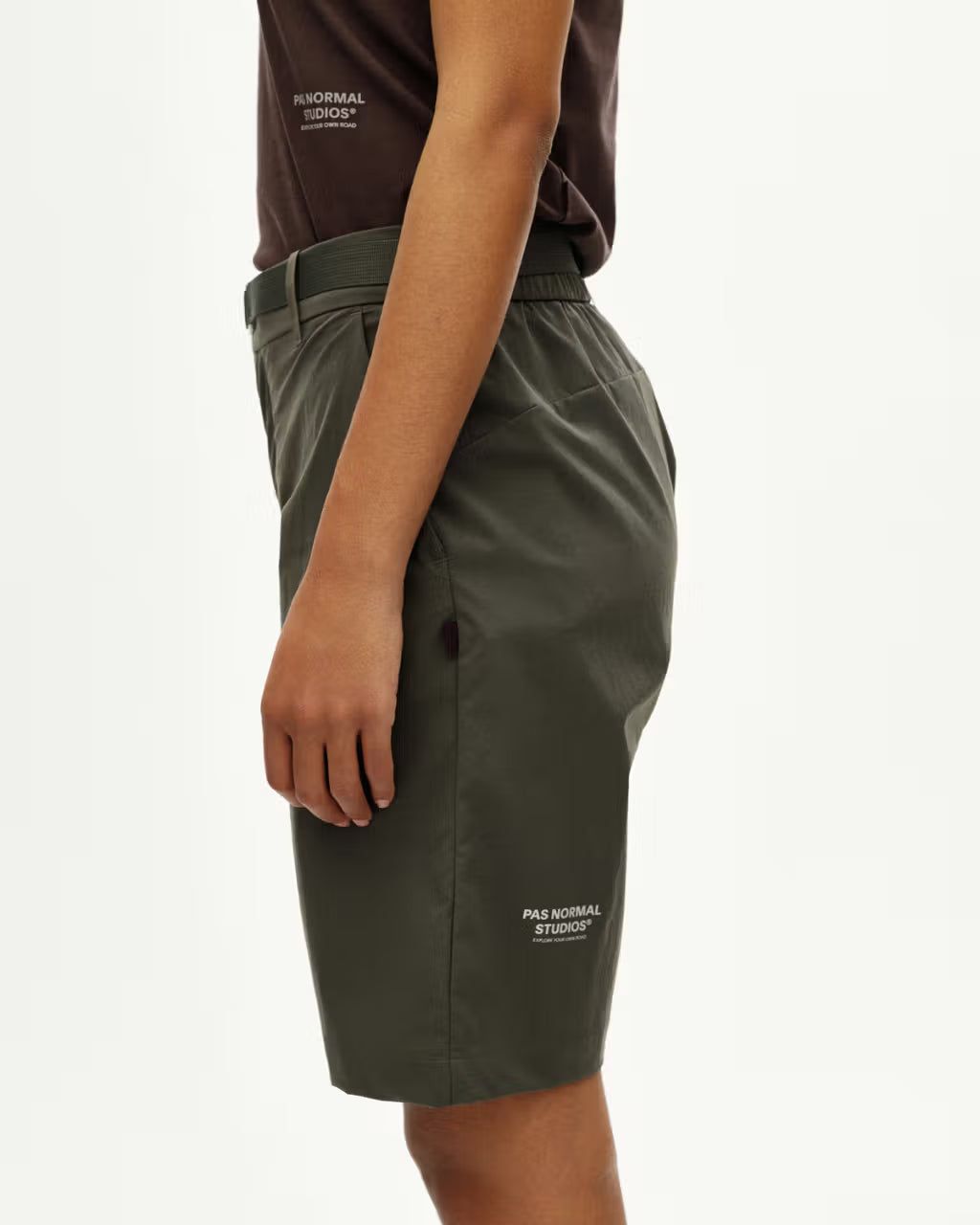 Pas Normal Studios //Women's Off-Race Light Tech Shorts Dark Grey