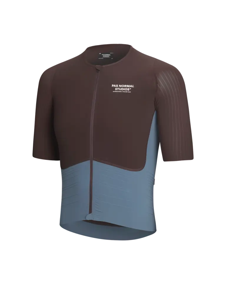 Pas Normal Studios // Men's Mechanism Pro Jersey - Dark Red / Matt Blue (PreOrder)