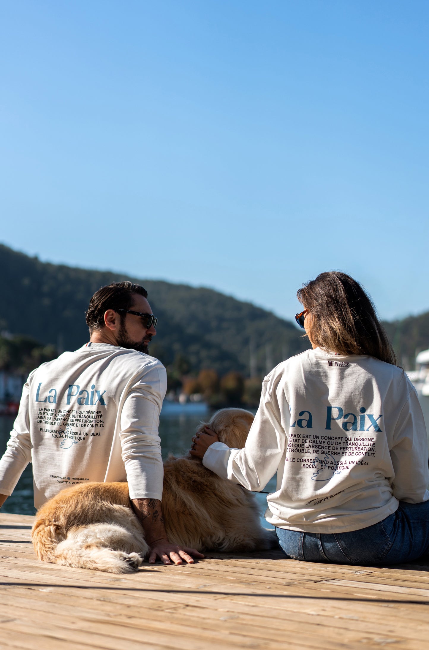 Not in Paris // La Paix Unisex Long Sleeves Tee