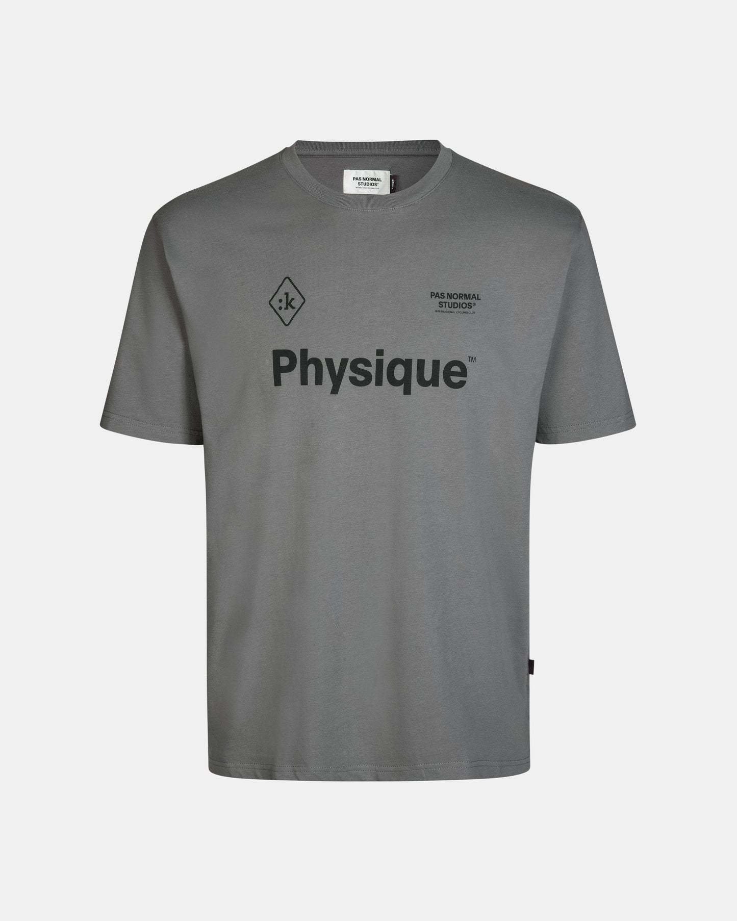 Pas Normal Studios x Fizik T-shirt — Castlerock Grey