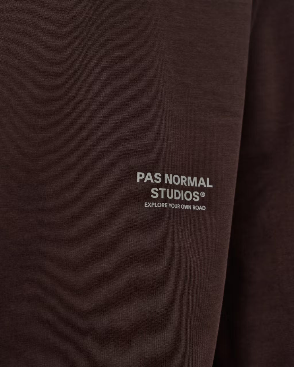 Pas Normal Studios //Off-Race Cotton Tech Long Sleeve T-Shirt Dark Purple