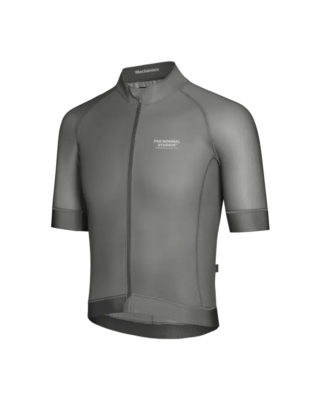 Pas Normal Studios //Men's Mechanism Jersey - Medium Grey (PreOrder)