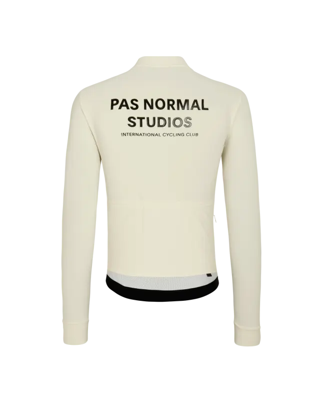 Pas Normal Studios // Men's Mechanism Long Sleeve Jersey — Off-White (PreOrder)