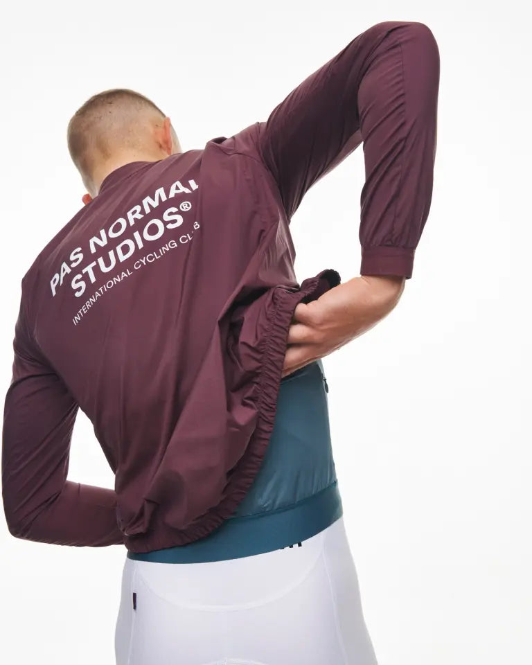 Pas Normal Studios // Men's Mechanism Stow Away Jacket — Light Burgundy (PreOrder)