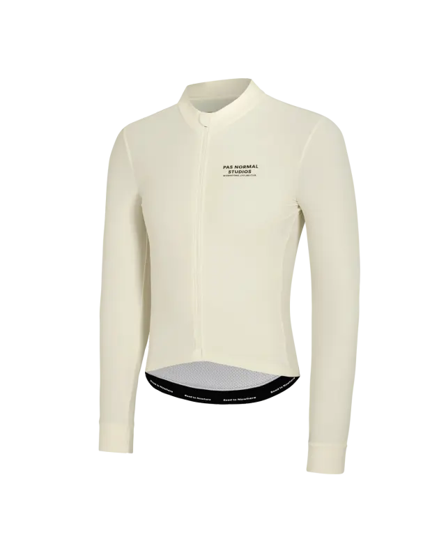 Pas Normal Studios // Men's Mechanism Long Sleeve Jersey — Off-White (PreOrder)