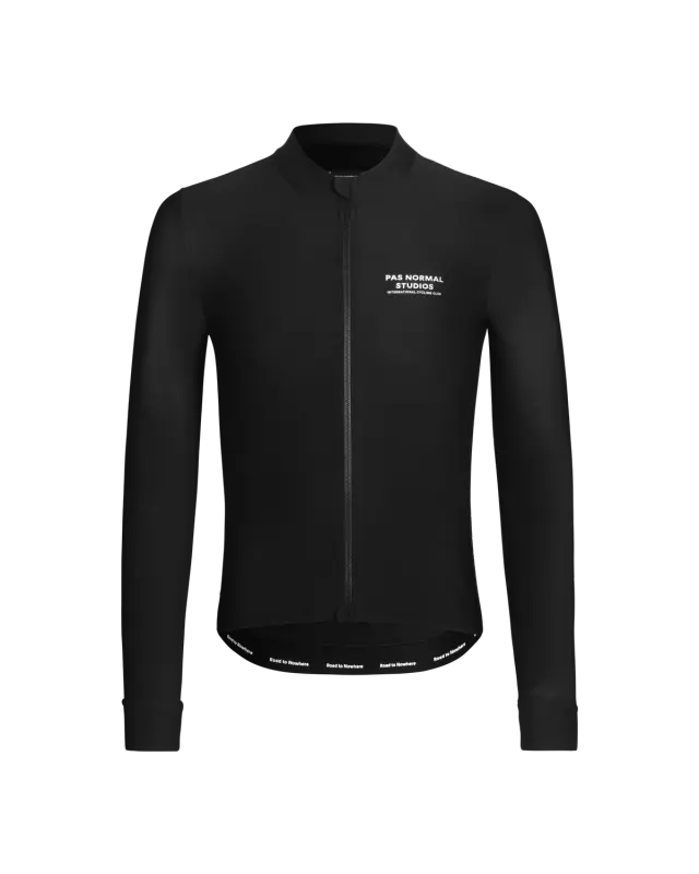 Pas Normal Studios // Men's Mechanism Long Sleeve Jersey — Black (PreOrder)