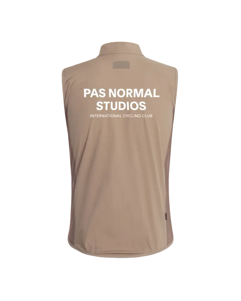 Pas Normal Studios // Men's Mechanism Stow Away Gilet - Beige (PreOrder)