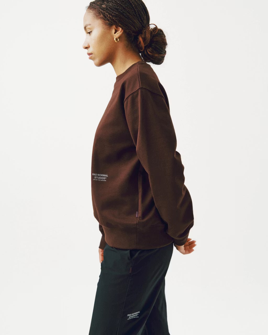 Pas Normal Studios //Off-Race Sweatshirt Light Brown