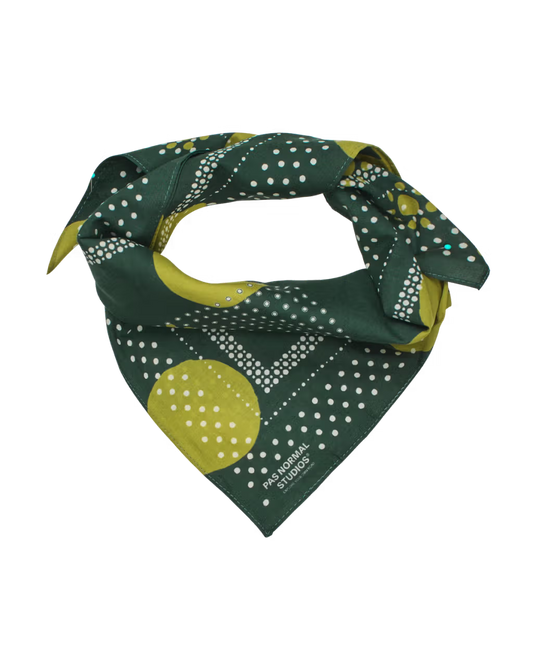Pas Normal Studios //Off-Race Bandana Moss Green