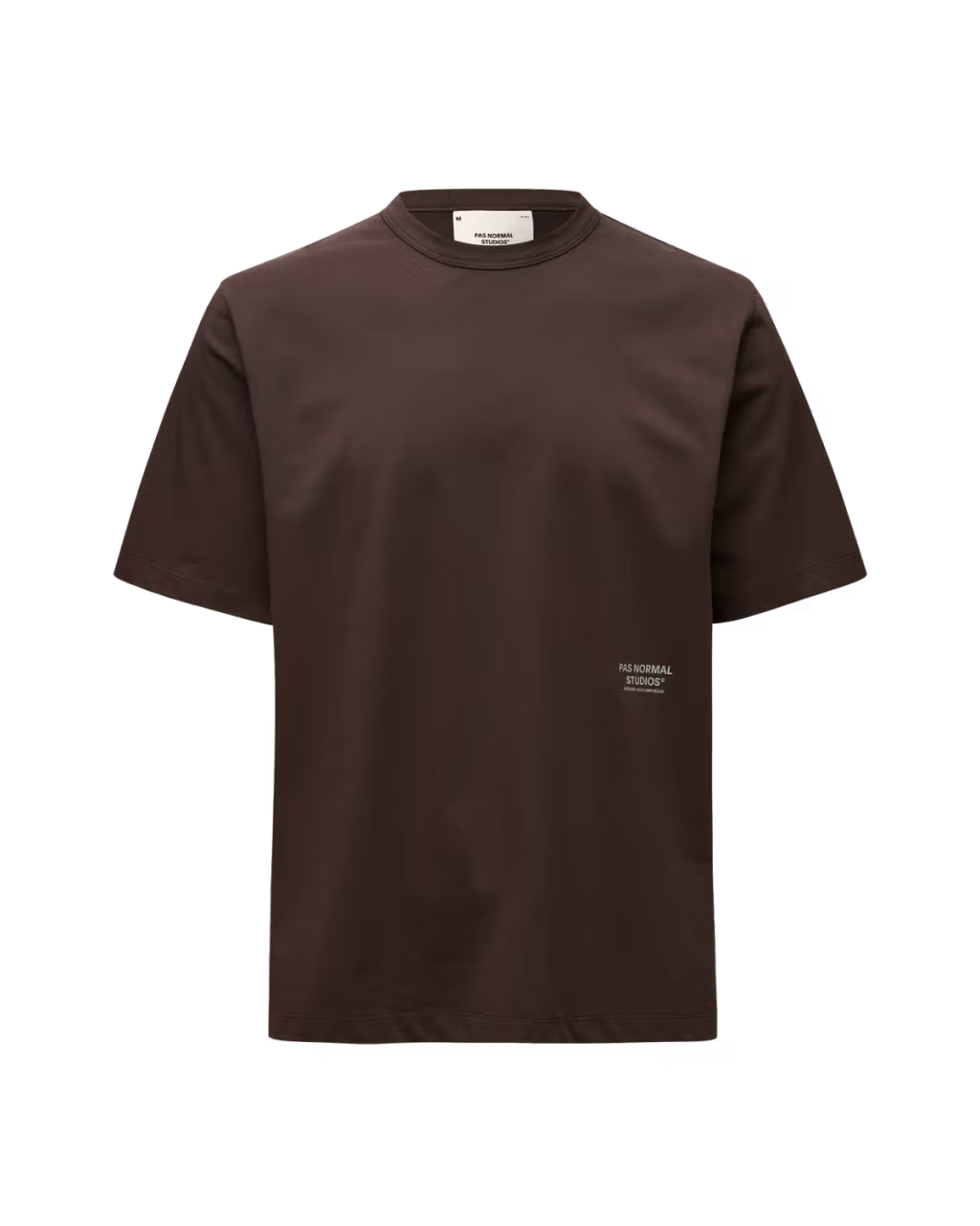 Pas Normal Studios //Off-Race Cotton Tech T-Shirt Dark Purple