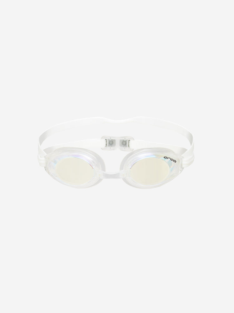 Orca Killa Speed Swimming Goggles Mirror - White