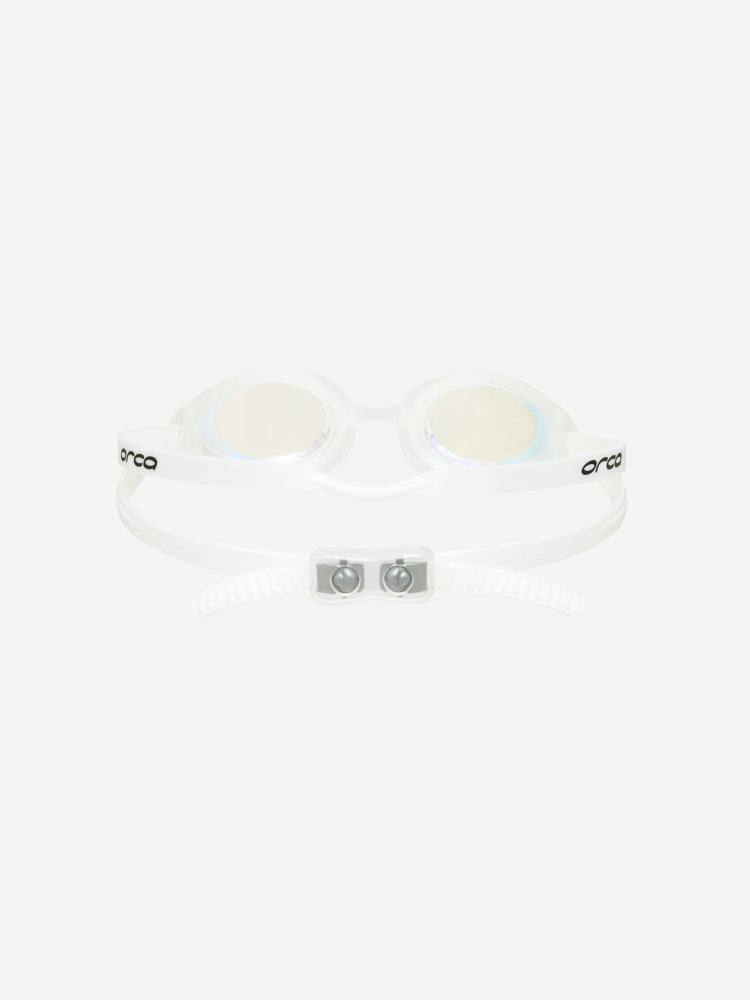 Orca Killa Speed Swimming Goggles Mirror - White