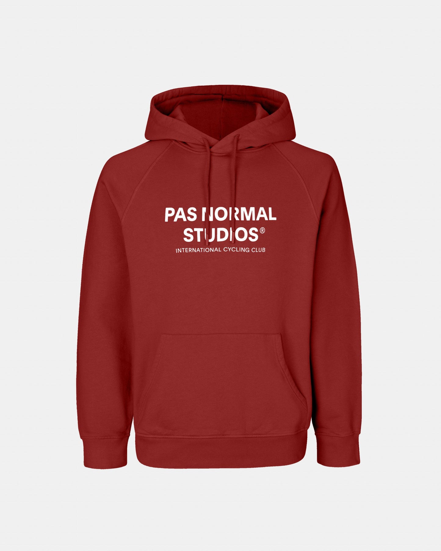 Pas Normal Studios Off-Race Logo Hoodie — Red